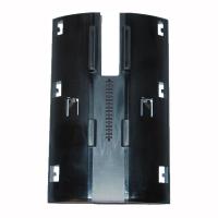 Hintere Auslaufschieber schwarz